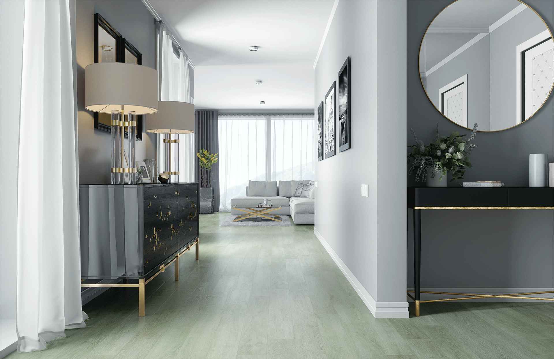 Кварцевый ламинат Home Expert Natural Дуб Тихий Лес 1203/0-004