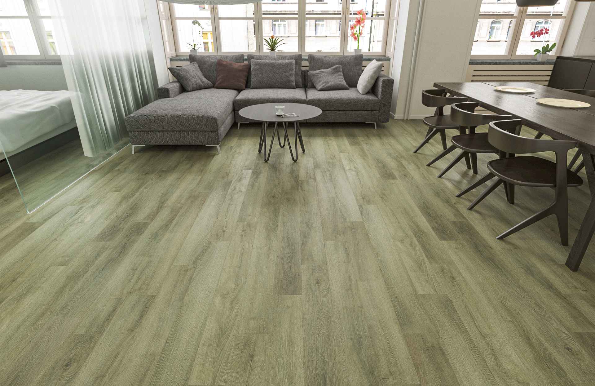 Кварцевый ламинат Home Expert Natural Дуб Вековой Лес 1209/2180-01